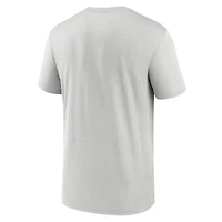 Men's Nike Gray Ohio State Buckeyes 2025 Sideline Small Logo Legend Performance T-Shirt