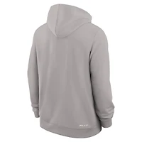 Men's Nike Gray Ohio State Buckeyes 2025 Sideline Standard Issue Dri-FIT Hoodie