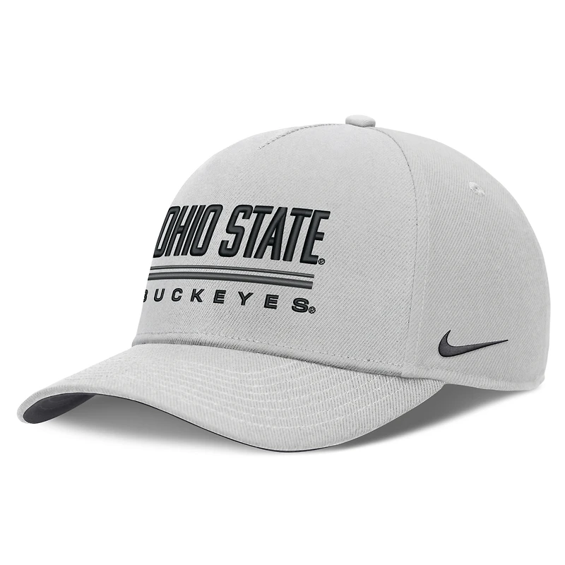 Casquette ajustable Nike Scarlet Ohio State Buckeyes 2026 Sideline Dri-FIT pour homme