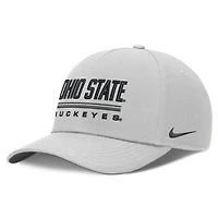 Casquette ajustable Nike Scarlet Ohio State Buckeyes 2026 Sideline Dri-FIT pour homme