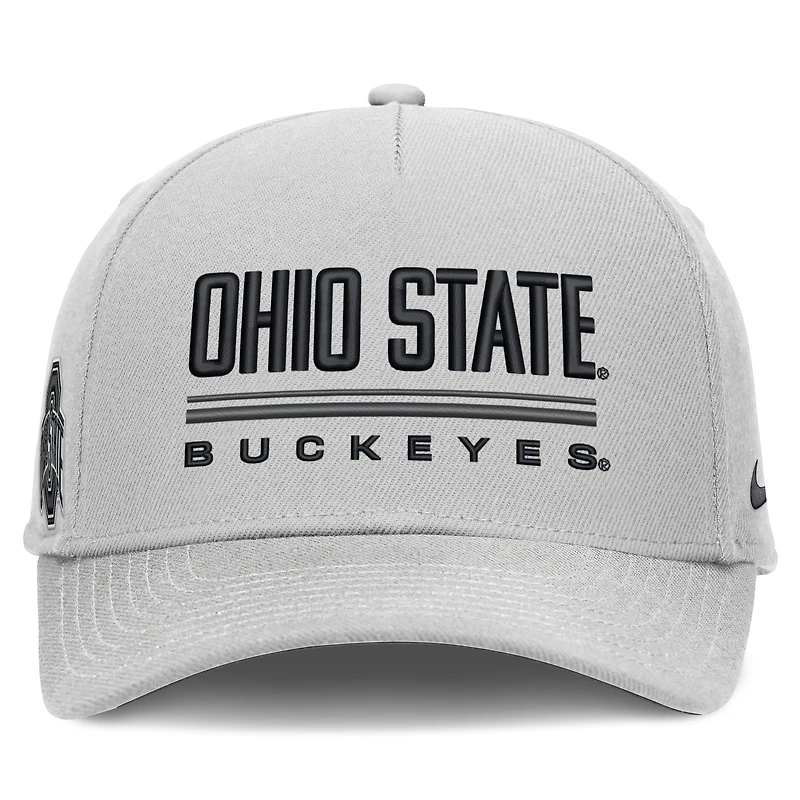 Casquette ajustable Nike Scarlet Ohio State Buckeyes 2026 Sideline Dri-FIT pour homme