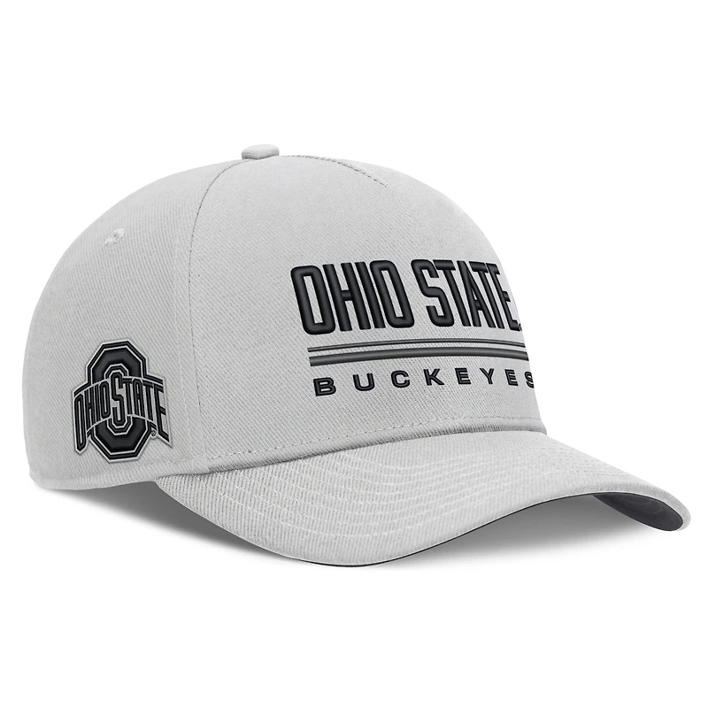 Casquette ajustable Nike Scarlet Ohio State Buckeyes 2026 Sideline Dri-FIT pour homme