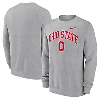 Sweat-shirt Nike gris pour homme Ohio State Buckeyes Arch