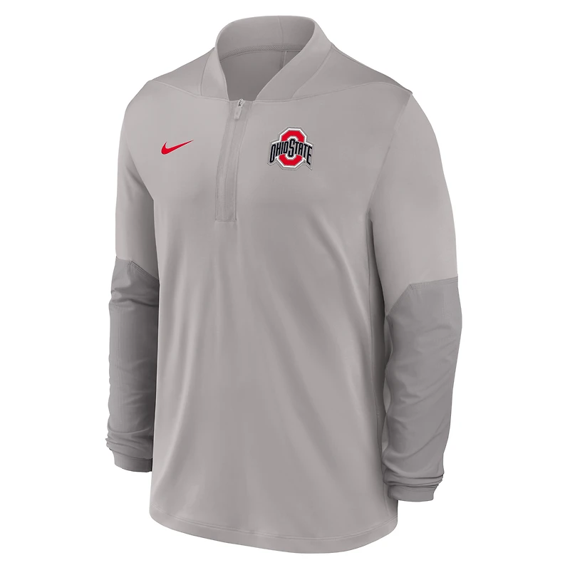 Men's Nike Ohio State Buckeyes One Goal Performance Half-Zip Pullover