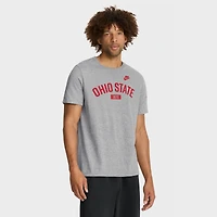 T-shirt Nike gris chiné pour homme Ohio State Buckeyes Legacy Arch