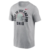 T-shirt Nike Heather Grey Ohio State Buckeyes Local Song pour homme