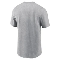 T-shirt Nike gris chiné avec logo Ohio State Buckeyes Primetime Evergreen pour homme