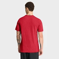 Men's Nike Heather Scarlet Ohio State Buckeyes Legacy Mantra Tri-Blend T-Shirt