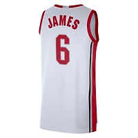 Men's Nike LeBron James White Ohio State Buckeyes Limited Basketball Jersey