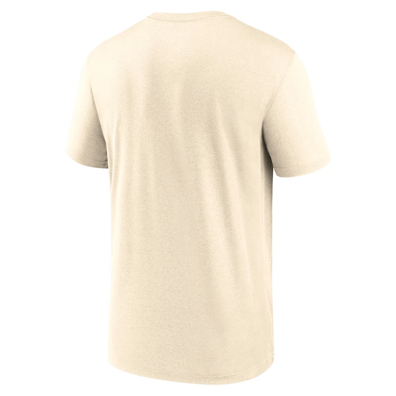 T-shirt Nike Natural Ohio State Buckeyes Campus Shadow Legend Performance pour homme