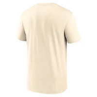 T-shirt Nike Natural Ohio State Buckeyes Campus Shadow Legend Performance pour homme