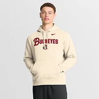 Sweat à capuche Nike Natural Ohio State Buckeyes Primetime Club pour homme