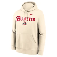 Men's Nike Natural Ohio State Buckeyes Primetime Club Hoodie