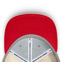 Casquette ajustable Nike Natural Ohio State Buckeyes Primetime Rise Dri-FIT pour homme
