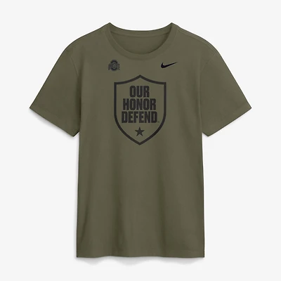 Men's Nike Olive Ohio State Buckeyes Primetime Logo Dri-FIT T-Shirt