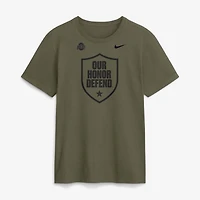 Men's Nike Olive Ohio State Buckeyes Primetime Logo Dri-FIT T-Shirt