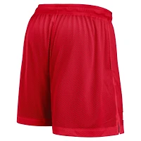Short réversible Nike pour homme Ohio State Buckeyes Scarlet/Heather Grey