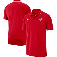 Polo performance entraîneurs Nike Scarlet Ohio State Buckeyes 2023 pour homme