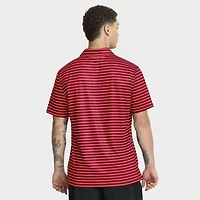 Men's Nike Scarlet Ohio State Buckeyes 2025 Coaches Premium Tour Stripe Dri-FIT Polo