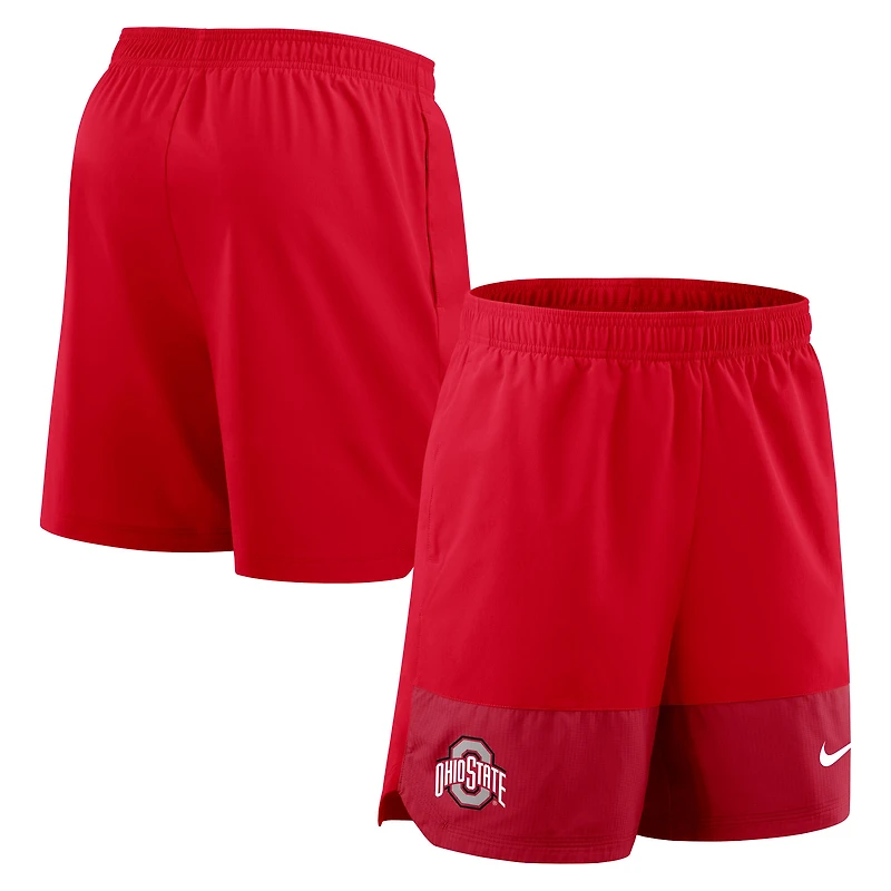Short Nike Scarlet Ohio State Buckeyes 2025 Sideline Dri-FIT pour homme