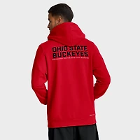 Sweat à capuche zippé Nike Scarlet Ohio State Buckeyes 2025 Sideline Standard Issue Dri-FIT pour homme