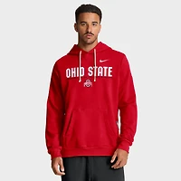 Men's Nike Scarlet Ohio State Buckeyes 2025 Sideline Standard Issue Dri-FIT Hoodie