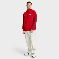 Men's Nike Scarlet Ohio State Buckeyes Anorak Half-Zip Hoodie Jacket