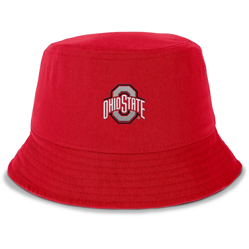 Men's Nike Scarlet Ohio State Buckeyes Apex Primetime Bucket Hat
