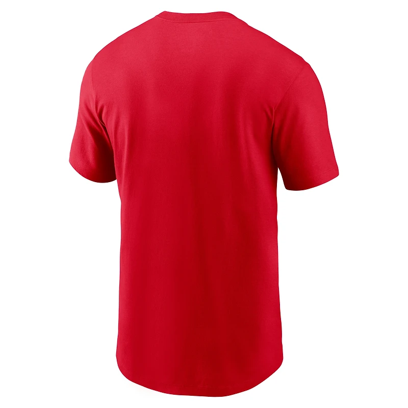 T-shirt de baseball Nike Scarlet Ohio State Buckeyes pour homme