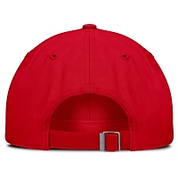 Casquette ajustable Nike Scarlet Ohio State Buckeyes Club Campus pour homme