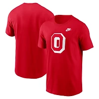 T-shirt Nike Scarlet Ohio State Buckeyes Legacy Alternate Logo pour homme