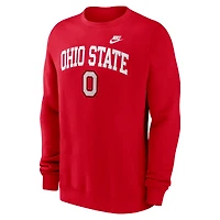 Men's Nike Scarlet Ohio State Buckeyes Legacy Classic Pullover Sweatshirt