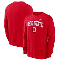 Men's Nike Scarlet Ohio State Buckeyes Legacy Classic Pullover Sweatshirt