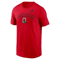 Men's Nike Scarlet Ohio State Buckeyes Legacy Nickname T-Shirt