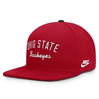 Casquette snapback Nike Scarlet Ohio State Buckeyes Legacy pour homme