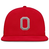Men's Nike Scarlet Ohio State Buckeyes On-Field Dugout True Performance Fitted Hat