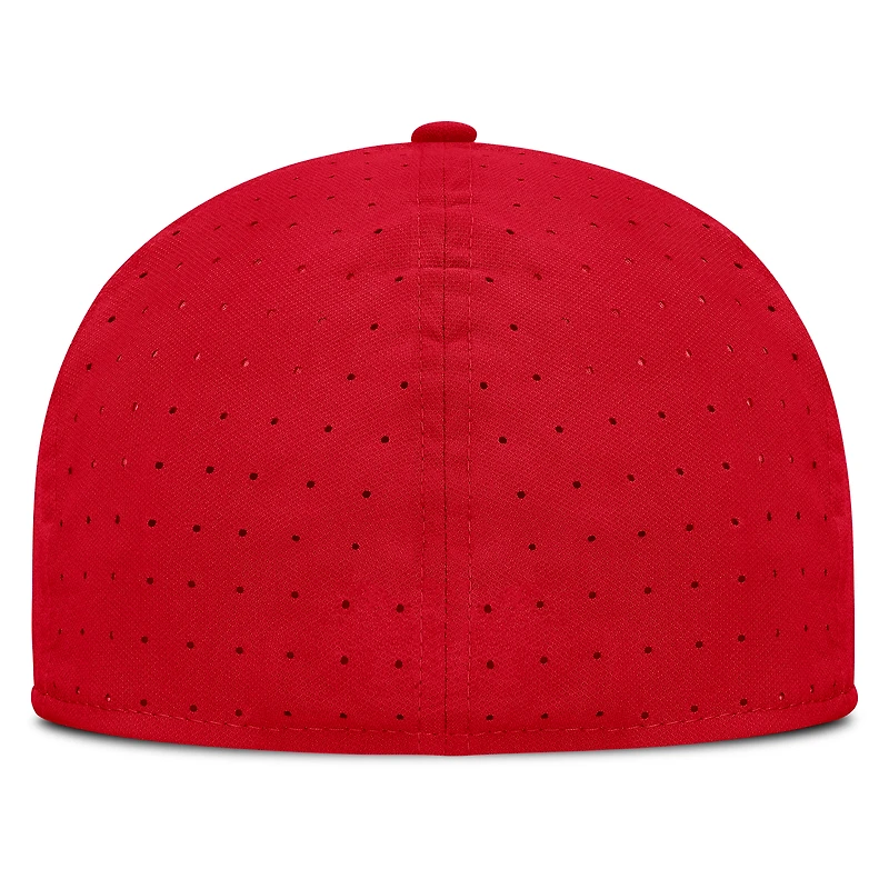 Men's Nike Scarlet Ohio State Buckeyes On-Field Dugout True Performance Fitted Hat