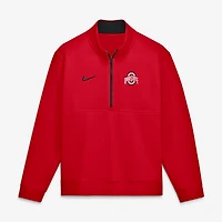 Men's Nike Scarlet Ohio State Buckeyes Primetime Club Fleece Half-Zip Pullover