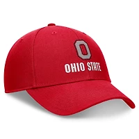 Men's Nike Scarlet Ohio State Buckeyes Primetime Rise Adjustable Hat