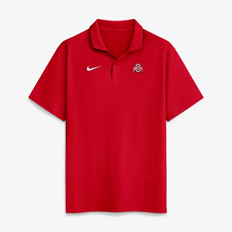 Polo Nike Scarlet Ohio State Buckeyes Primetime Victory Plus Dri-FIT pour homme