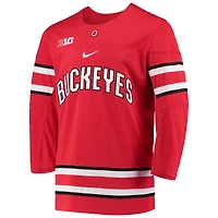 Maillot de hockey pour homme Scarlet Ohio State Buckeyes Nike
