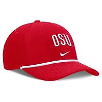 Men's Nike Scarlet Ohio State Buckeyes Rise Campus Adjustable Hat