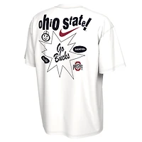 Men's Nike  White Ohio State Buckeyes Max90 T-Shirt