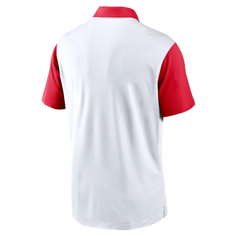 Men's Nike White Ohio State Buckeyes Vapor Performance Polo