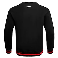 Men's Pro Standard Black Ohio State Buckeyes Classic Stacked Logo Pullover Sweatshirt