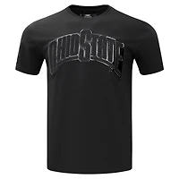 Men's Pro Standard Ohio State Buckeyes Triple Black T-Shirt