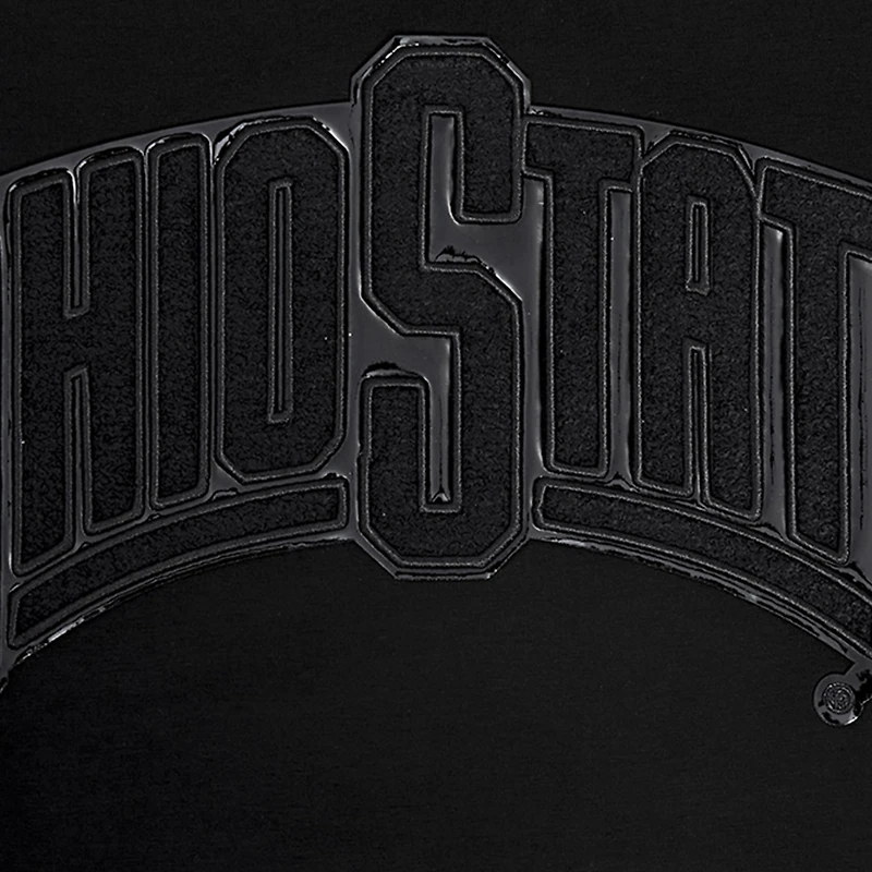 Men's Pro Standard Ohio State Buckeyes Triple Black T-Shirt
