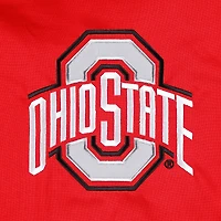 Men's Scarlet Ohio State Buckeyes Big & Tall Raglan Fleece Pullover Hoodie