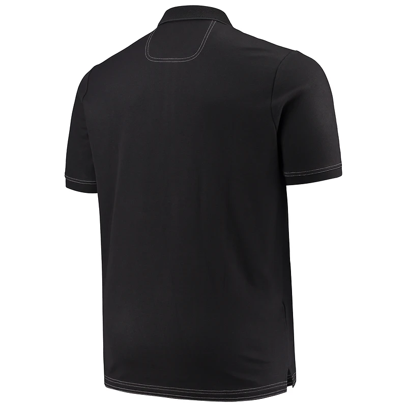 Polo Tommy Bahama pour homme noir Ohio State Buckeyes Big & Tall Sport Emfielder 2.0