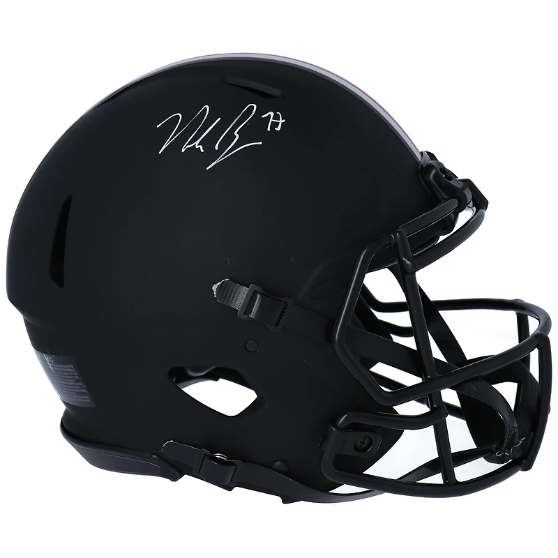 Casque authentique Riddell Eclipse autographié par Nick Bosa Ohio State Buckeyes